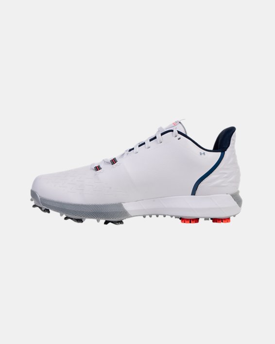 Men's UA HOVR™ Drive 2 Wide (E) Golf Shoes in White image number 1
